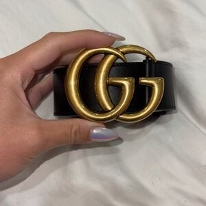 Men’s Gucci GG Marmont Wide Belt